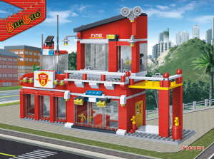 Brugsanvisning BanBao set 7101 Fire Brandstation