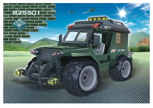 Hướng dẫn sử dụng BanBao set 8255 Defence Force Xe Jeep