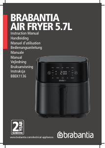Friteuse à air chaud numérique de Kalorik, 6 L, acier inoxydable | RONA