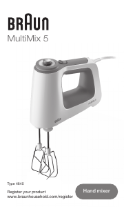 Εγχειρίδιο Braun HM 5137 MultiMix 5 Μίξερ χειρός