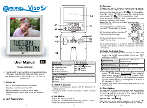 Handleiding Geemarc Viso 5 Klok