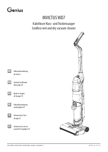 Mode d’emploi Genius WD7 Invictus Aspirateur