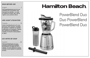 Bruksanvisning Hamilton Beach 54505 Blender