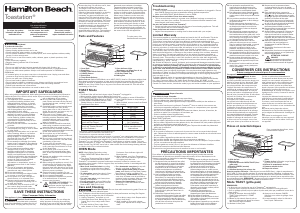 Mode d’emploi Hamilton Beach 22725 Four