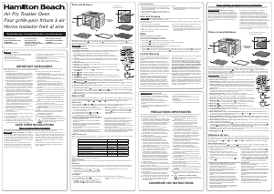Mode d’emploi Hamilton Beach 31191 Four