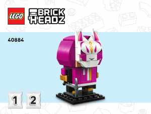 Manuál Lego set 40884 Brickheadz Figurky: Drift a Raven