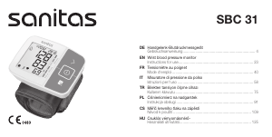 Manual Sanitas SBC 31 Blood Pressure Monitor