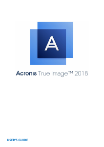 Handleiding Acronis True Image 2018