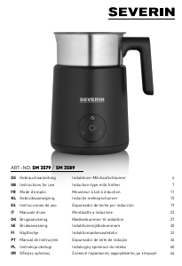 Manual Severin SM 3589 Batedor de leite
