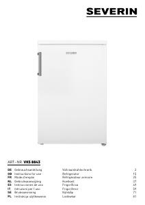 Bedienungsanleitung Severin VKS 8843 Kühlschrank