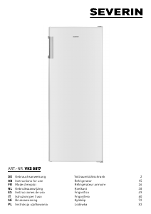 Mode d’emploi Severin VKS 8817 Réfrigérateur