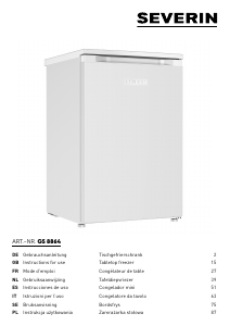 Bedienungsanleitung Severin GS 8864 Kühlschrank