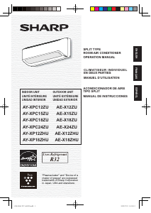 Mode d’emploi Sharp AE-X15ZU Climatiseur