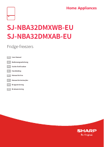 Manual Sharp SJ-NBA32DMXAB-EU Frigorífico combinado