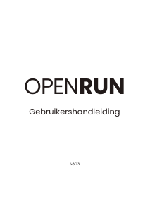 Handleiding Shokz OpenRun Koptelefoon