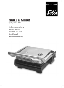 Mode d’emploi Solis 7952 Grill