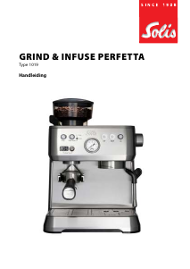 Handleiding Solis 1019 Grind & Infuse Perfetta Espresso-apparaat