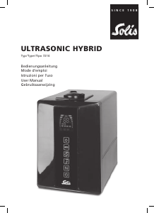 Manuale Solis 7217 Ultrasonic Hybrid Umidificatore
