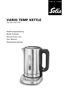 Handleiding Solis 5516 Vario Temp Waterkoker