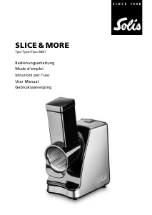 Bedienungsanleitung Solis 8401 Slice & More Spiralschneider