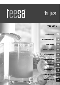 Εγχειρίδιο Teesa TSA3233 Αποχυμωτής
