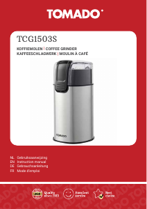 Bedienungsanleitung Tomado TCG1503S Kaffeemühle