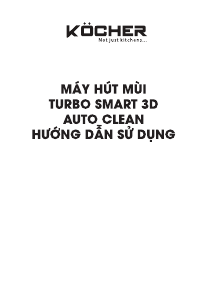 Hướng dẫn sử dụng Köcher Turbo X3D-350D.AUC Mũ đầu bếp