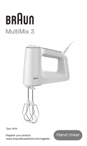 Εγχειρίδιο Braun HM 3137 MultiMix 3 Μίξερ χειρός