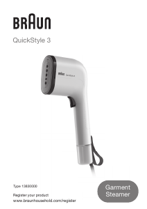 كتيب براون GS 3024 QuickStyle 3 مكواة ملابس بالبخار