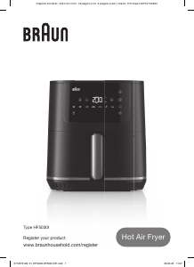 Kasutusjuhend Braun HF 5030I Fritüür