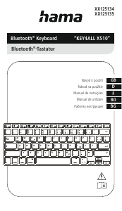 Manual Hama 00125135 Key4All X510 Tastatură
