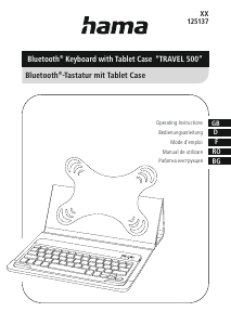 Bedienungsanleitung Hama 00125137 Travel 500 Tastatur
