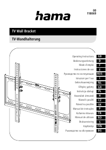 Käyttöohje Hama 00118069 Seinäteline