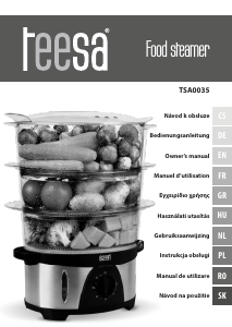 Εγχειρίδιο Teesa TSA0035 Ατμομάγειρας