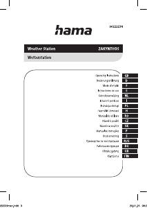 Manuale Hama 00222234 Zakynthos Stazione meteorologica