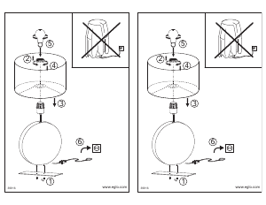 Kasutusjuhend Eglo 39916 Lamp