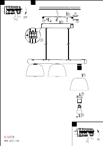 Priročnik Eglo 43739 Svetilka
