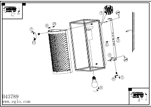 Manuale Eglo 43789 Lampada