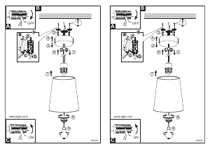 Manuale Eglo 390292 Lampada