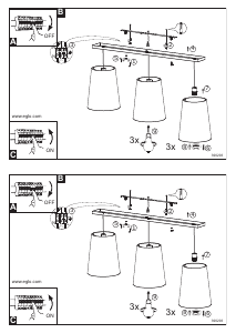 Rokasgrāmata Eglo 390293 Lampa