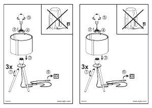 Manuale Eglo 390325 Lampada