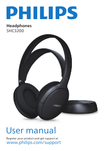 Manual Philips SHC3200 Headphone
