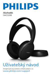 Návod Philips SHC3200 Slúchadlá