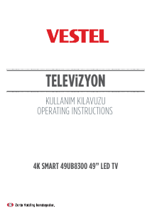 Kullanım kılavuzu Vestel 49UB8300 LED televizyon