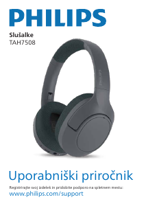 Priročnik Philips TAH7508BK Slušalka