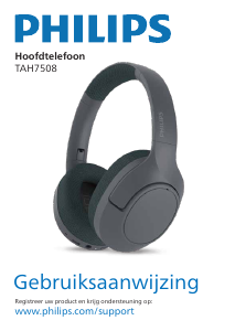 Handleiding Philips TAH7508WT Koptelefoon