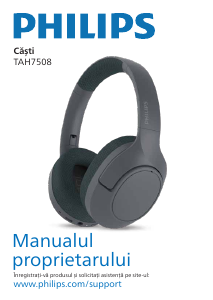 Manual Philips TAH7508WT Căşti