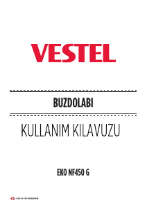 Kullanım kılavuzu Vestel EKO NF 450 G Donduruculu buzdolabı