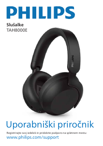 Priročnik Philips TAH8000EWT Slušalka