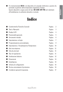 Manuale Vemer ECO Termostato